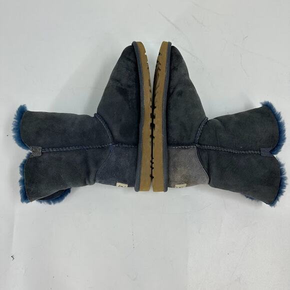 Ugg Bailey Button II Boots size 6 Blue - Picture 5 of 7
